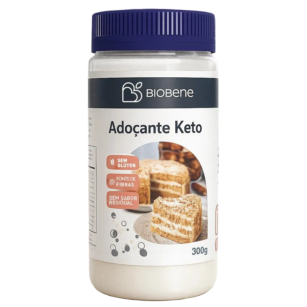 Adoçante Caramelizável Keto Sem Glúten Biobene 300g