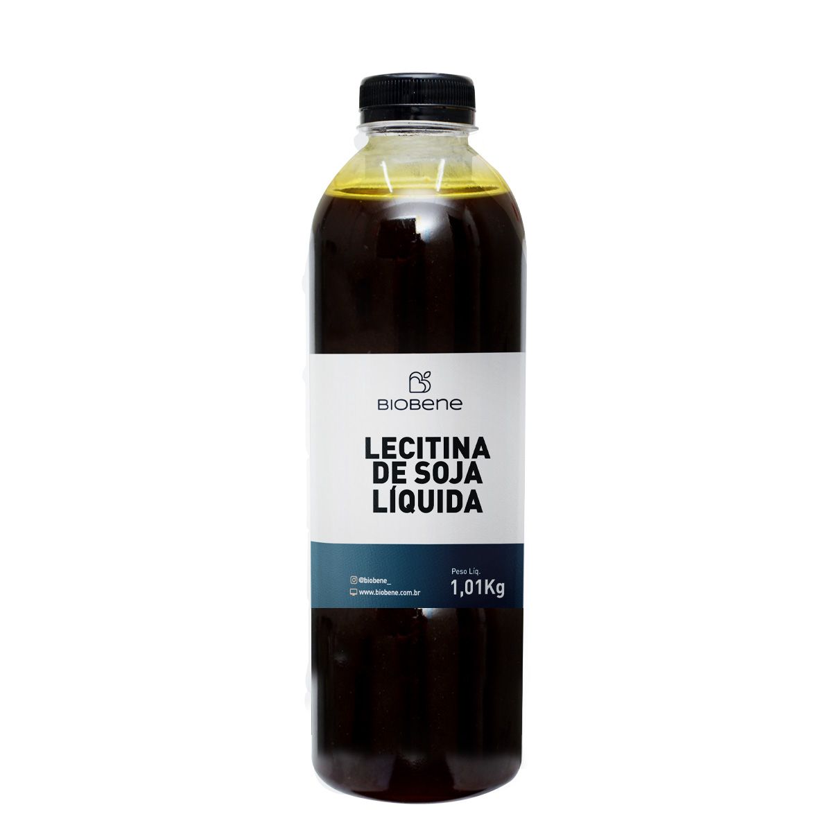 Lecitina De Soja Liquida Natural Sem Glúten Biobene 1,01Kg