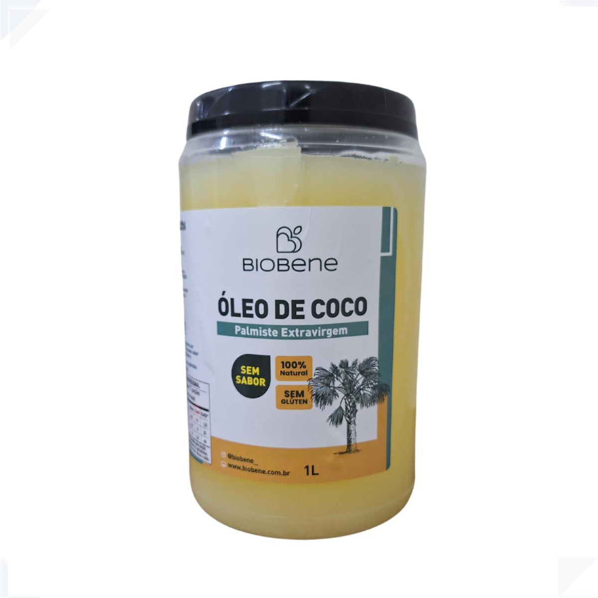 Óleo de Coco Palmiste Extravirgem sem sabor Biobene 1L