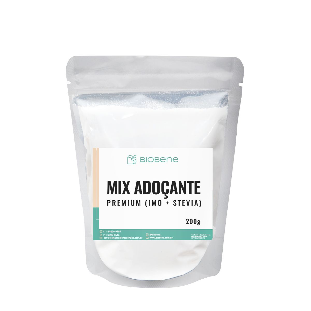 Mix adoçante Premium (IMO + Stevia) Biobene 200g