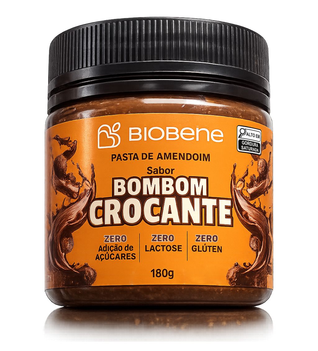 Pasta Bombom crocante Zero Açúcar Biobene 180g
