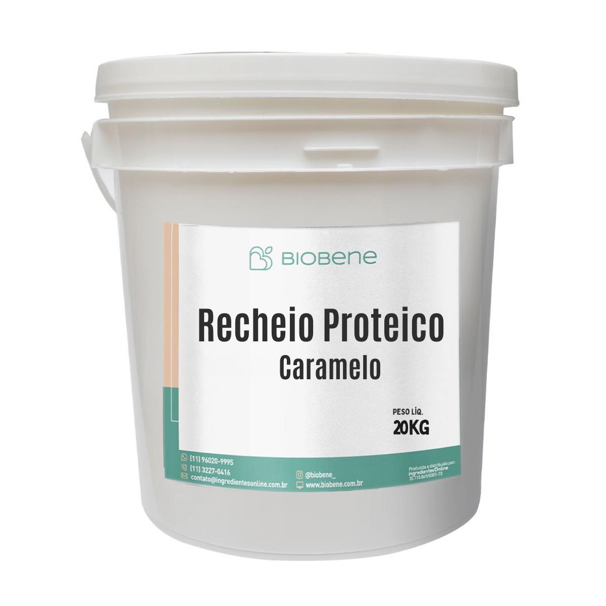 Recheio Proteico Caramelo 21% Biobene 20kg