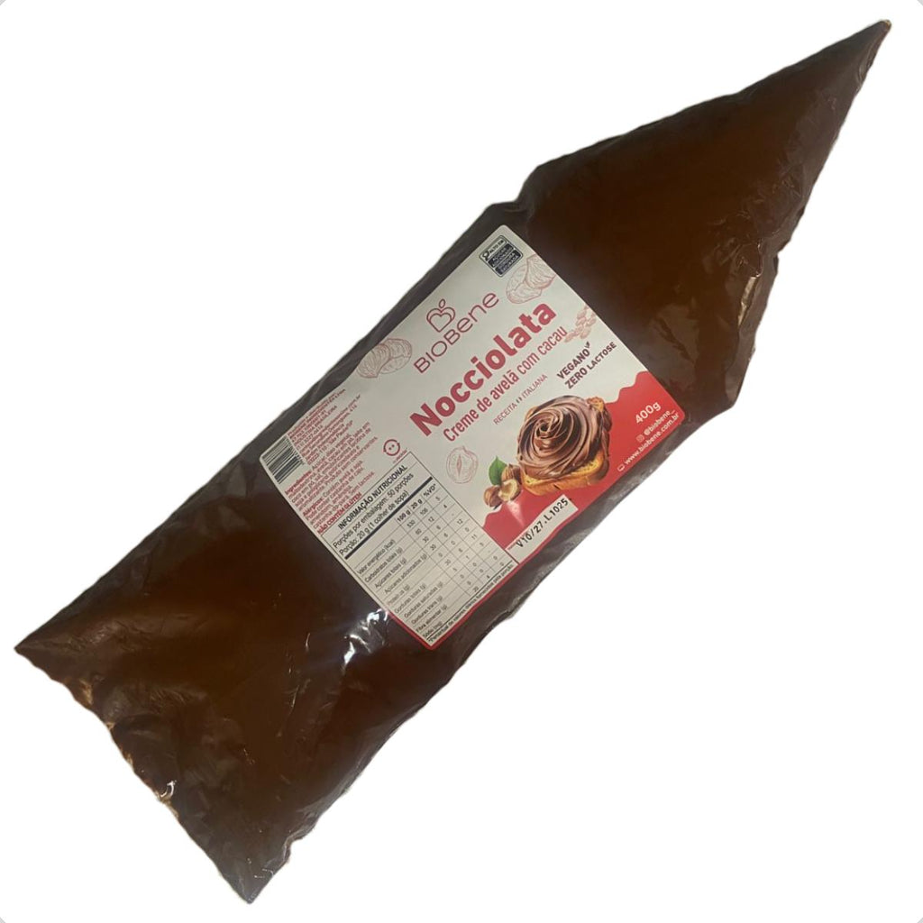 Nocciolata Creme de Avelã e Cacau Biobene Bisnaga 400g
