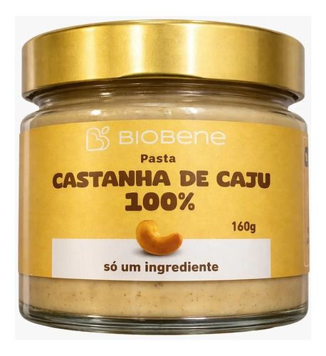 Pasta de Castanha de Caju 100% Biobene 160g