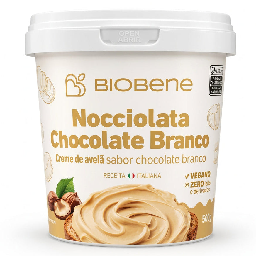 Nocciolata Chocolate Branco Biobene 500g